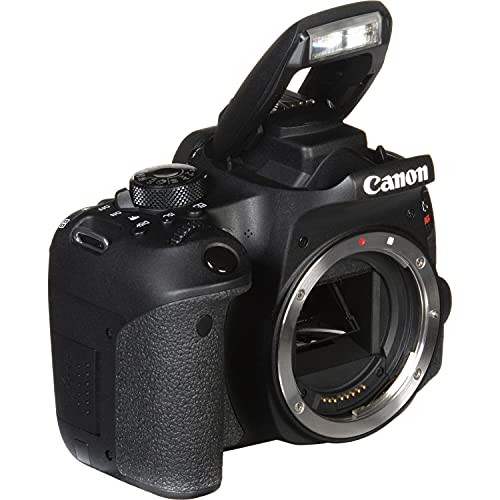 Canon EOS Rebel 800D / T7i DSLR Camera (Body Only) + Canon EF 50mm Lens + 64GB Card + Case + Corel Photo Software + 2 x LPE17 Battery + External Charger + Card Reader + More (Renewed)