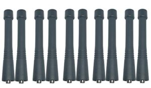 10 x vhf stubby antenna 136-174 mhz compatible for motorola cp150 cp200 cp200d cp200xls ct250 gp320 gp328 gp340 gp380 gp640 ht750 ht1250 ht1550 two way radio