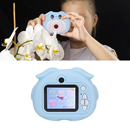 2.0 Inch Kids Camera, 1080P HD Multifunctional Children Digital Video Camera, IPS LCD Screen Portable Digital Camera, Front and Back 2000W Dual Cameras, Self Auto Focus Photo Taking