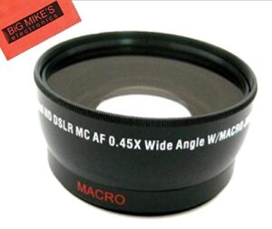 46mm wide angle lens for nikon dl18-50 f/1.8-2.8 digital camera