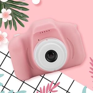 Children Digital Camera, HD Cartoon Digital Video Camera Toy, Camera for Kids with Multiple Cartoon Photo Frames, Supporting Taking Photos, Recording Videos, and DIY Photos(Pink)