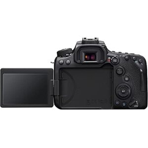 Canon EOS 90D DSLR Camera (Body Only) (3616C002) + Canon EF 24-70mm Lens + 64GB Card + Case + Filter Kit + Corel Photo Software + LPE6 Battery + Charger + Card Reader + More (Renewed)