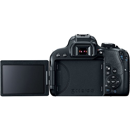 Canon EOS Rebel 800D / T7i DSLR Camera (Body Only) + Canon EF 24-70mm Lens + 64GB Card + Case + Corel Photo Software + LPE17 Battery + External Charger + Card Reader + More (Renewed)