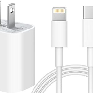 iPhone 14 13 12 11 Super Fast Charger [Apple MFi Certified ]High Speed Charger 20W PD USB-C Wall Charger 6FT Cables Compatible with iPhone 14/14 Pro/14 Pro Max/14 Plus/13/13Pro/12/12 Pro/11/11Pro,iPad