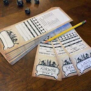 Character Trackers - Initiative Trackers and DM Reference Cards for 5th Edition