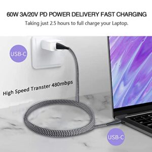 6ft USB C to USB C Cable,60W USBC to Type C Charger Cord for Samsung Galaxy S22/S22 Plus/S22 Ultra/S23/S21 FE 5G/20/S20+/S20 Ultra,Note 20/20Ultra/10/10+,A53 5G/A23 5G/A13 5G,Fast Charge Charging Wire