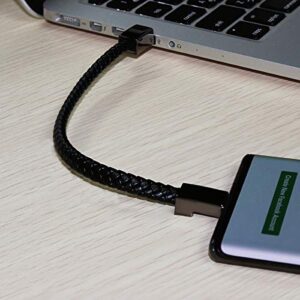 SEANADO Leather Bracelet Charger USB Charging Cable Braided Cords USB Portable Travel Charger for Mens Womens for iPhone 14/13/12/11 pro XS MAX Android Samsung (for iPhone, L(8'85''))