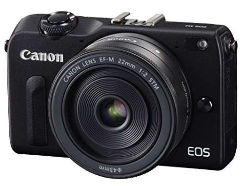 Canon Mirror-Less SLR Camera EOS M2 Triple Lens kit (Black) EF-M18-55mm F3.5-5.6 is STM EF-M22mm F2 STM EF-M11-22mm F4-5.6 is STM Comes EOSM2BK-TLK [International Version, No Warranty]