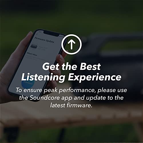 Soundcore Anker Motion Boom Plus IP67 Outdoor Speaker, 80W Stereo Sound, Custom EQ & BassUp, USB-C, Bluetooth, Built-in Power Bank, Waterproof Bluetooth Speaker for Camping, Pool, Beach, and Backyard