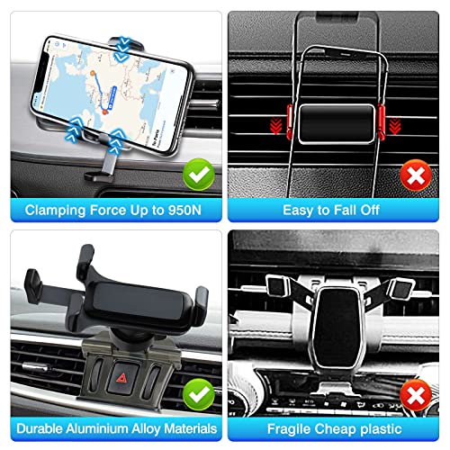 Sunsdrew Custom Fit for Car Phone Holder 2014-2020 Nissan Rogue (Not for Rogue Select) 17-23 Rogue Sport 2015-2023 Nissan Murano Phone Mount for iPhone and Other Cellphones