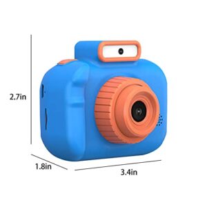 4800 W Front and Rear 1080p Hd Children's Digital Camera, Video and Games, with Flashlight, 800mah Battery