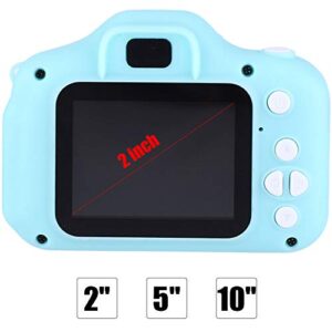 MooBreeze Cute Cartoon Digital Video Camera for Kids, 2" Screen, Mini Children Toy Camera, USB Power Supply