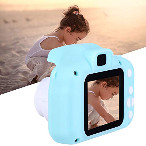 MooBreeze Cute Cartoon Digital Video Camera for Kids, 2" Screen, Mini Children Toy Camera, USB Power Supply