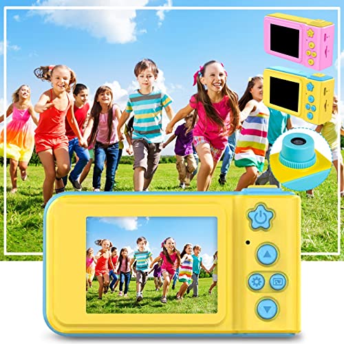 Digital Camera, Kids Camera Vlogging Camera Sports Camera with Powerful Battery Life, Shockproof Anti-Fall Compact Portable Mini Cameras Gift for Student Girls Boys