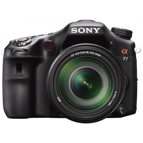 Sony Alpha SLT-A77 Translucent Mirror Digital SLR Camera with 18-135mm Lens