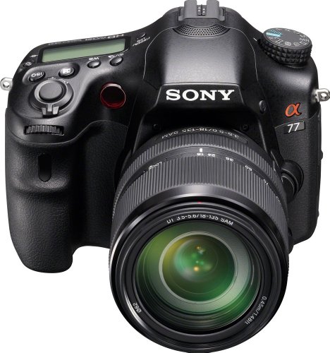 Sony Alpha SLT-A77 Translucent Mirror Digital SLR Camera with 18-135mm Lens
