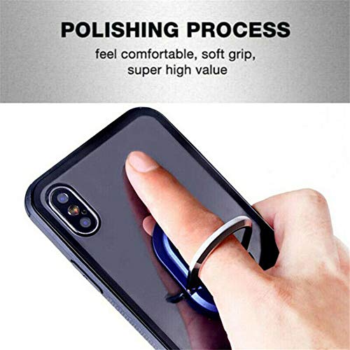 Phone Ring Holder Stand,MoreChioce Portable 2 in 1 Finger Ring Stand Universal Multifunction Air Vent Car Phone Holder 360 Degree Rotation Phone Kickstand Compatible with iPhone Galaxy Huawei,Red
