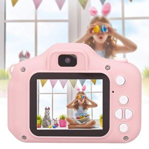 Kids Camera Digital Camera for Children Selfie Camera Portable Children Toy Camera Toddler Camera Gifts Toddler Video Recorder Photography for Child Age 3 4 5 6 7 8 Year Old(Pink)