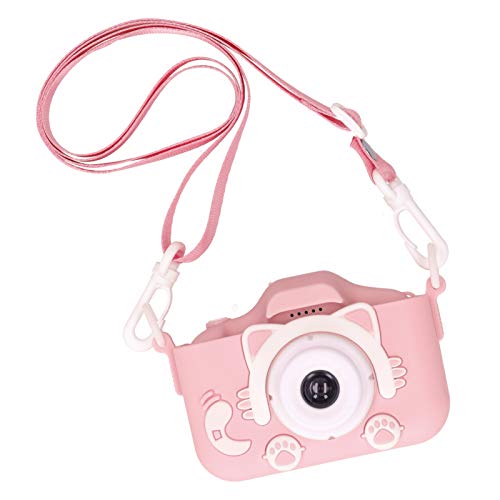 Kids Camera Digital Camera for Children Selfie Camera Portable Children Toy Camera Toddler Camera Gifts Toddler Video Recorder Photography for Child Age 3 4 5 6 7 8 Year Old(Pink)