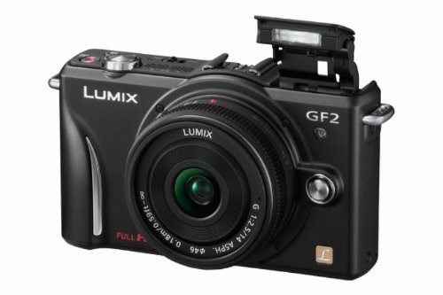 Panasonic DMC-GF2C Compact Hybrid Kit 12 Megapixels 3D Black + 14 mm Lens