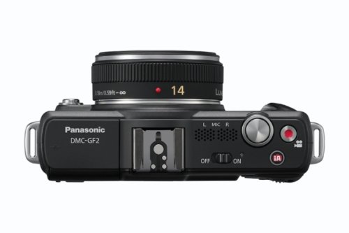 Panasonic DMC-GF2C Compact Hybrid Kit 12 Megapixels 3D Black + 14 mm Lens