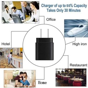 Samsung Super Fast Charger Type C Kit,25W PD&PPS Type C Charger Fast Charging Block/Car Adapter for Samsung Galaxy S22/S21/S20/Plus/Ultra/Note 20/Z Fold 3, iPad Pro/Air, with 2X Type C to C Cord(5ft)