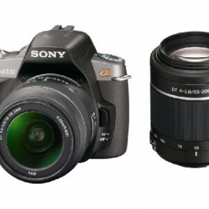 Sony Alpha A330Y 10.2 MP Digital SLR Camera with Super SteadyShot INSIDE Image Stabilization and 18-55mm and 55-200mm Lenses