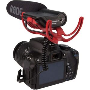 Rode VideoMic with Rycote Lyre Suspension System and Fuzzy Windbuster Kit