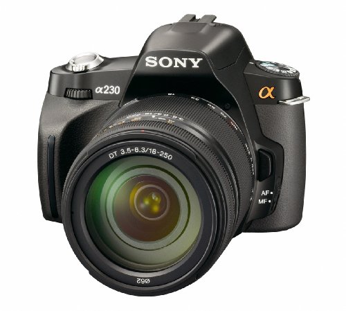 Sony Alpha A230Y 10.2 MP Digital SLR Camera with Super SteadyShot INSIDE Image Stabilization and 18-55mm and 55-200mm Lenses