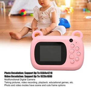 Kids Camera for 3-10 Year Old Girls & Boys, HD 1080P 2.4 inch Screen Children Camera Digital Video Cameras with with Thermal Paper Portable Toy for Christmas Birthday Gifts