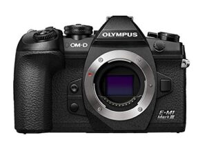 olympus om-d e-m1 mark iii black camera body (renewed)