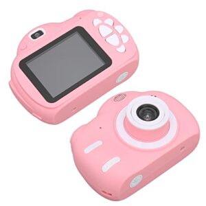 Kids Digital Cameras, 2.4 Inch Multifunction Support Memory Card A2 Childrens Digital Cameras Kids Pink Cartoon Design for Travel