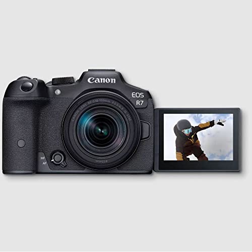 Canon 5137C055 EOS R7 Mirrorless Camera Content Creator Kit Bundle with 3 YR CPS Enhanced Protection Pack