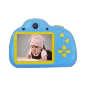 kids camera for girls, 2.4 inch ips screen hd 1280p 16x zoom children gift digital video vlogging cameras,shake-proof and fall proof game sports kids selfie camera with 32g sd memory card (blue)