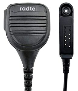 radtel heavy duty speaker mic microphone compatible with baofeng waterproof radio uv-9r (or plus) bf-a58 bf-9700 gt-3wp…