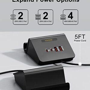 USB C Charger 45W Charging Station, PD 20W USB C Charging Hub Wall Charger for Multiple Device for iPhone 14/13/12, Galaxy,iPad and More