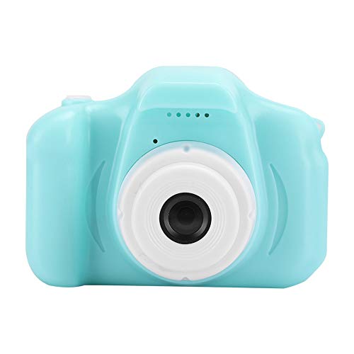 Portable Mini Children Kid Digital Video Camera Toy 2.0in TFT Color Screen Child Camera Cute Cartoon Camera HD 1080P Digital Camera (Green)