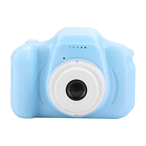 Portable Mini Children Kid Digital Video Camera Toy 2.0in TFT Color Screen Child Camera Cute Cartoon Camera HD 1080P Digital Camera (Blue)