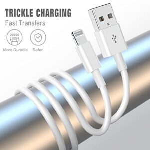 Lightning Cable, 5Pack (3/3/6/6/10FT) iPhone Charger Cable USB Lightning Cable Cord Apple Charger Fast Charging Cord Compatible with iPhone 14/13/12/11/Pro/Max/8/7/6/6S/5/5S/SE/Plus/iPad …