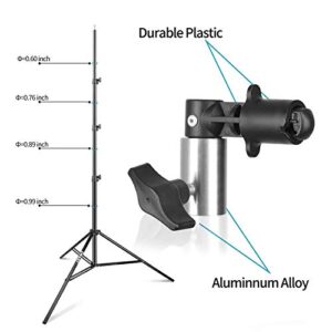 EMART Photography Green Screen Background Reflector Light Stand, 8.5ft Portable Light Reflector Holder Clamp for Reflector Diffuser, Disc Reflectors, Pop Up Backdrop, Photo and Video Studio
