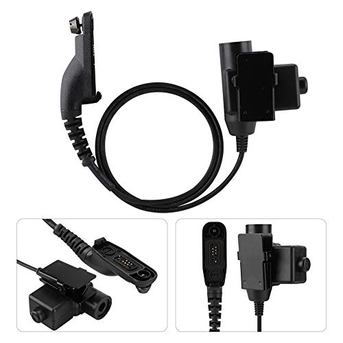 U94 Headset PTT Tactical Headphones U94 Cable APX, Z-TAC Tactical Headphone Military Radio Headset with Mic, Metal Clip Headset Adapter Outdoor Headphones for Motorola APX/DP/DGP/XiR/XPR Series