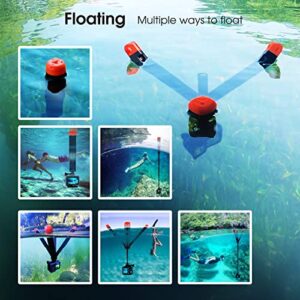 SOONSUN 4-in-1 Floating Selfie Stick for GoPro Hero 11, 10, 9, 8, 7, 6, 5, 4, 3, Max, Fusion, Session, DJI OSMO, AKASO, Insta360 - Use as Floating Handle, Extendable Monopod, Hand Grip, Tripod Stand