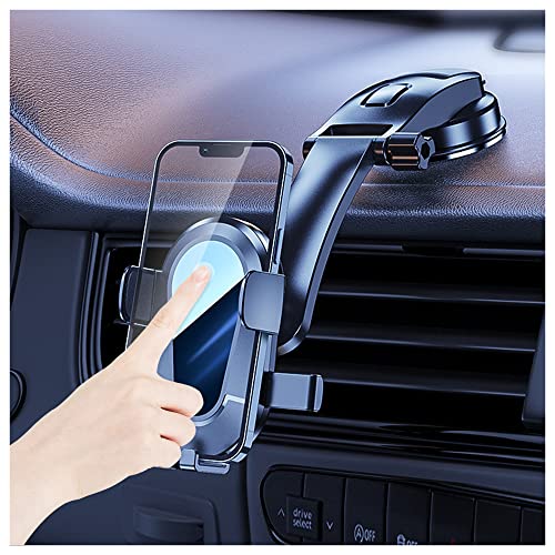 Car Phone Holder Mount,Dashboard Car Phone Holder Universal Sturdy Suction Cup Car Phone Mount,Compatible with iPhone13 Pro Max 12 11 X XS XR,Samsung Galaxy S21 S20 S10 All Smart Phone and Cars