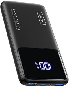 iniu portable charger, 22.5w 10500mah usb c in/out power bank, fast charging pd3.0 qc4+ battery pack, slim portable phone charger for iphone 14 13 12 11 x pro samsung s22 s21 google lg airpods ipad