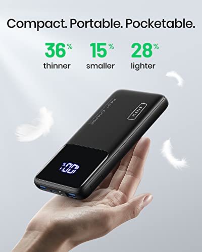 INIU Portable Charger, 22.5W 10500mAh USB C in/Out Power Bank, Fast Charging PD3.0 QC4+ Battery Pack, Slim Portable Phone Charger for iPhone 14 13 12 11 X Pro Samsung S22 S21 Google LG AirPods iPad