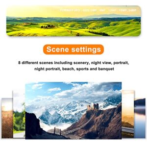 1080P Mini Digital Camera - Hopishy HD Video Camera 40MP LCD Screen Rechargeable Compact Camera Pocket Camera with 3X Digital Zoom Vlogging Camera for Kid, Adult, Beginners