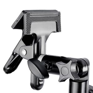 Neewer 3 Pieces Photo Studio Heavy Duty Metal Clamp Holder with 5/8-inch Tripod Light Stand Attachment for Reflector