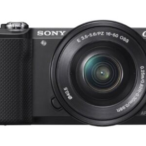 Sony Alpha a5000 Mirrorless Digital Camera with 16-50mm OSS Lens (Black)