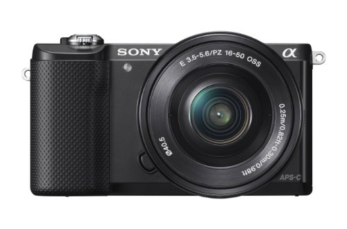 Sony Alpha a5000 Mirrorless Digital Camera with 16-50mm OSS Lens (Black)