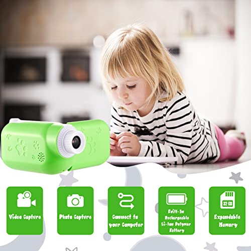 Camera for Kids 3-10 Years,Kids Digital Camera Christmas Birthday Gifts for Boys and Girls,2.4 Inch 1080p Dual Lens Children Video Camera Toys (32G)